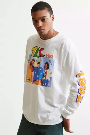 Cross Colours TLC 1992 Long Sleeve Tee