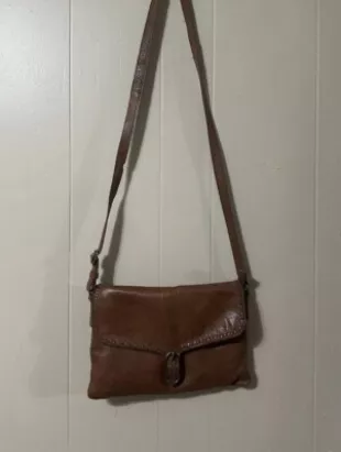 Handcrafted Leather Crossbody Purse