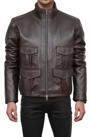 James Bond Casino Royale Leather Jacket