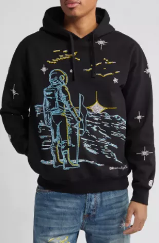 Night Sky Beaded Hoodie