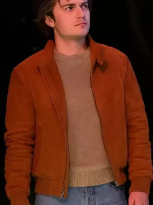 Stranger Things S05 Steve Harrington Brown Jacket