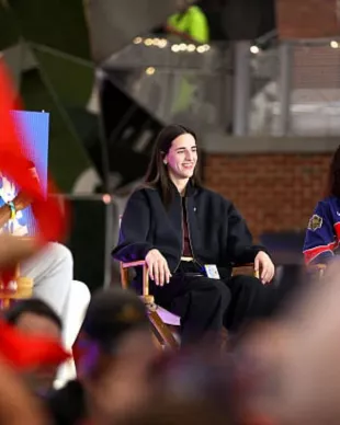 Caitlin Clark AT&T WNBA All-Star 2025 Black Jacket