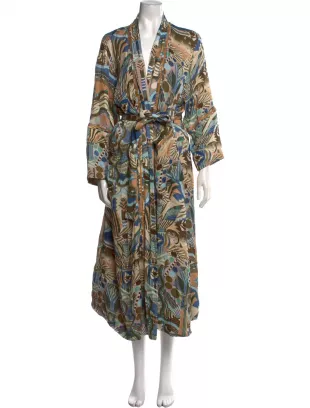 Printed Long Dress