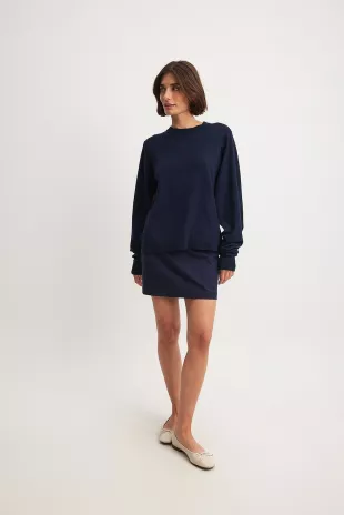 Long Sleeve Detail Knitted Top