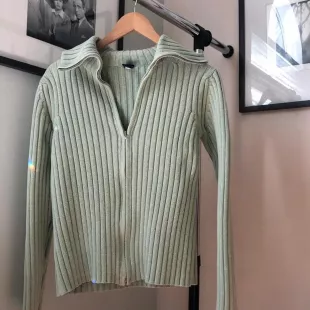 Women's Green Cardigan