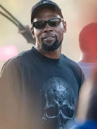 Kevin Durant Wireless Festival 2025 Skull Printed Shirt