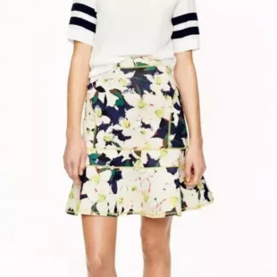Surf Skirt in cove floral Scuba