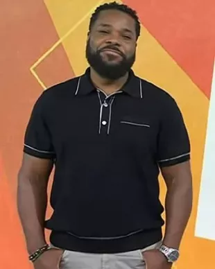 Today Show Malcolm Jamal Warner’s Black Polo Shirt