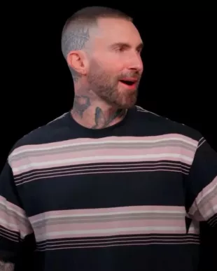 Adam Levine Hot Ones Stripes T-Shirt