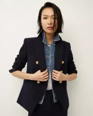 Miller Dickey Jacket Navy Gold