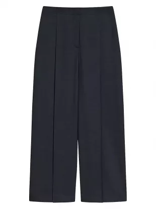 City Twill Deep Pleat Pants
