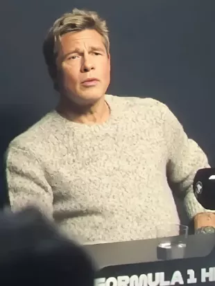 F1 The Movie 2025 Brad Pitt Knitted Sweatshirt
