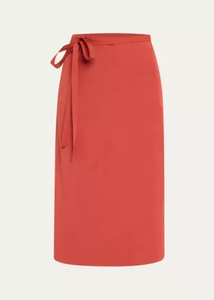 Straight Wrap Skirt
