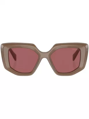 Brown Oversized Sunglasses