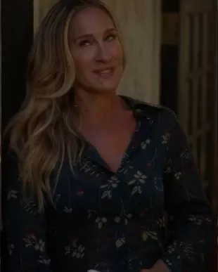 And Just Like That Sarah Jessica Floral Shirt