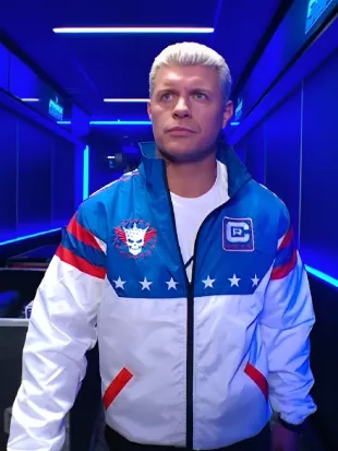 Cody Rhodes Stars and Stripes Windbreaker Jacket
