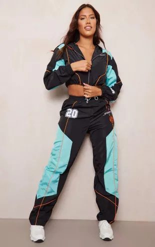 Black Varsity Sweatpant