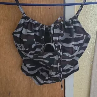 Corset Camo Top