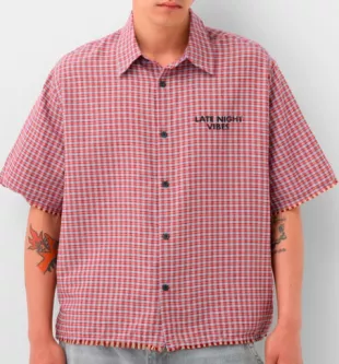 Check Short-Sleeved Shirt