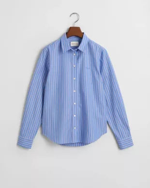 Regular Fit Striped Poplin Shirt