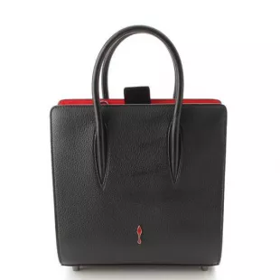 Black Paloma Patent Studded Spike Handbag