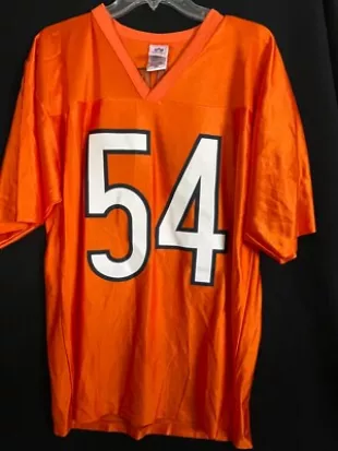 Chicago Bears Urlacher Orange Dazzle Football Jersey