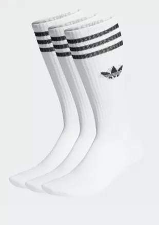 Solid Crew Socks 3 Pairs