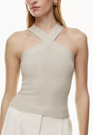 Sculpt Knit Criss Cross Tank