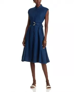 Belted Linen dress | Blossom
