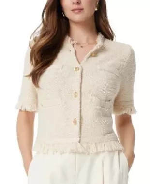 Ivy Fringe-Trim Jacket