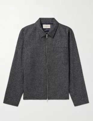 Byron Checked Wool Overshirt
