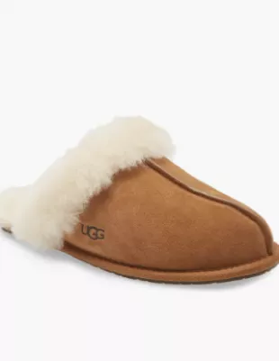 Scuffette II Slipper in Chestnut Suede