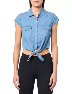 Classic Western Tie Hem Shirt