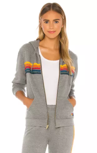 5-Stripe Zip Hoodie