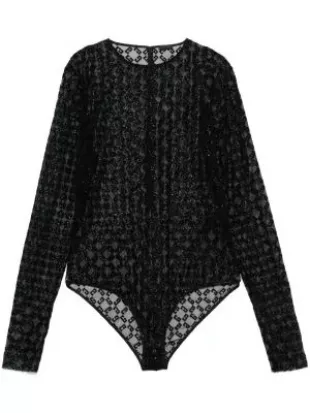 Logo Flocked Body