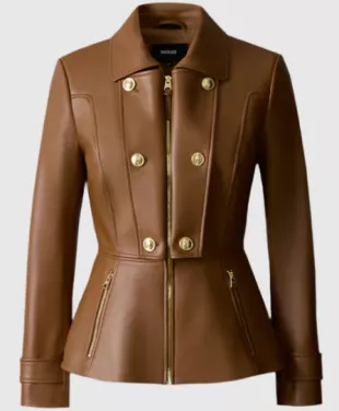 Fitted Lamb Leather Jacket