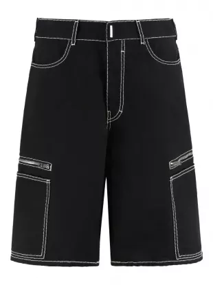 Contrast Stitching Shorts