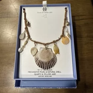 Seashell Charm Necklace