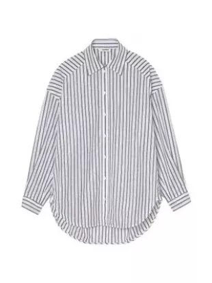 Striped Rhinestone Shirt