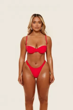 Ruched Cup Bikini