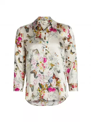 Dani Blouse in Charonda Butterfly
