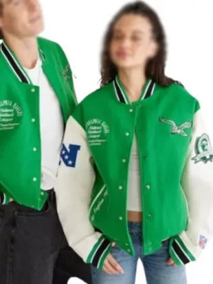 Aeropostale Philadelphia Eagles Bomber Jacket