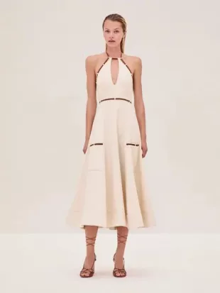 Arden Dress in Ivory