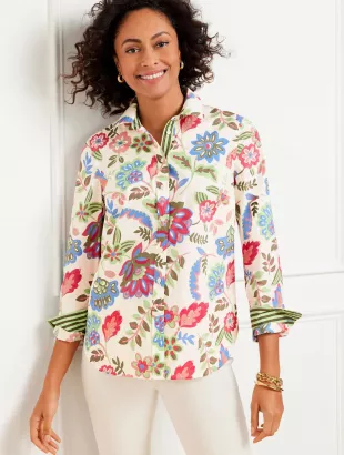 Modern Classic Shirt by Darling Floral