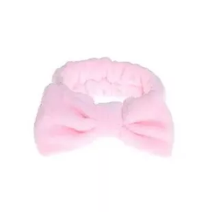 Bow Hairband,Coral Fleece Makeup Headband