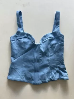 Blue Corset Top