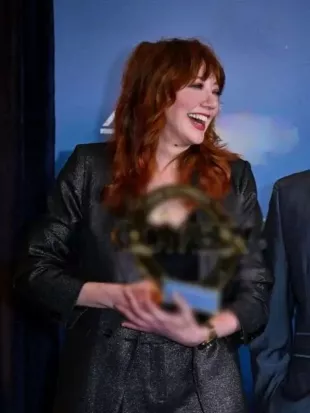Diane Morgan Black Glitter Blazzer