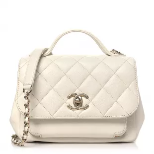 White Caviar Small Business Affinity Flap Bag