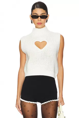 Rebecca Heart Sweater Vest