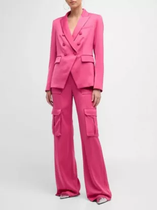 Sistas S9 Crystal Hayslett Pink Blazer